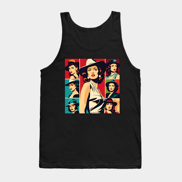 Pop Gangster Girls Tank Top by 80s Pop Night